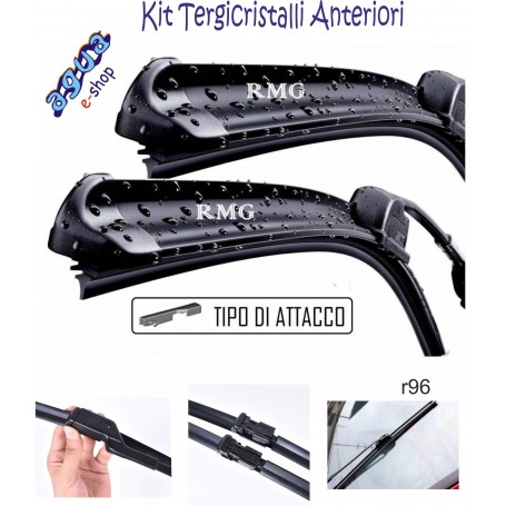 R9 SPAZZOLE TERGICRISTALLO PER AUDI A6 (dal 2005 al 2011) 55-55 KIT COPPIA