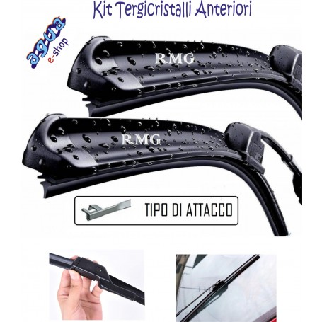 R9 SPAZZOLE TERGICRISTALLO PER RENAULT GRAND MODUS (dal 2004 al 2012) 70-63 KIT COPPIA