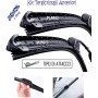 R9 SPAZZOLE TERGICRISTALLO PER RENAULT GRAND MODUS (dal 2004 al 2012) 70-63 KIT COPPIA