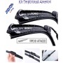R9 SPAZZOLE TERGICRISTALLO PER RENAULT KOLEOS (dal 2008 al 2017) 60-48 KIT COPPIA