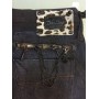 Jeans donna ragazza pantaloni fergy semielasticizzati taketwo gommati cerniere mis 30