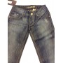 JEANS DONNA RAGAZ CHOLET CLINK VITA BASSA RETTO, DENIM SEMI LUCIDO TG 26
