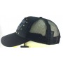 NINE LIVE BERRETTO CAPPELLINO CON VISIERA REGOLABILE NERO RETE BASEBALL BORCHIE