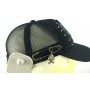 NINE LIVE BERRETTO CAPPELLINO CON VISIERA REGOLABILE NERO RETE BASEBALL BORCHIE