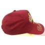 VON DUTCH BASEBALL CAPPELLINO CON VISIERA REGOLABILE  ROSSO BORCHIE RICAMO