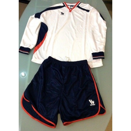 10 COMPLETINI CALCETTO CALCIO DREAMS VIRMA, MISURA UNICA ADULTO BIANCOBLU