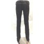 JEANS CLINK AMIENS PANTALONI DONNA SEMI ELASTICIZZATO NERO IMPUNTURE ORO V/BASSA TG 27