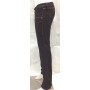 JEANS CLINK AMIENS PANTALONI DONNA SEMI ELASTICIZZATO NERO IMPUNTURE ORO V/BASSA TG 32