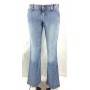 CLINK JEANS TOP GUN  PANTALONI DONNA SEMI ELASTICIZZATO ZAMPA DENIM VITA BASSA TG 26