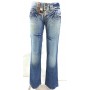 CLINK JEANS SUSY PANTALONI DONNA ADERENTE ZAMPA SEMI ELASTICIZZATO VITA BASSA TG28