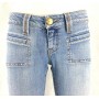 CLINK JEANS PRIMULA PANTALONI DONNA SEMI ELASTICIZZATO ZAMPA DENIM VITA BASSA TG 32