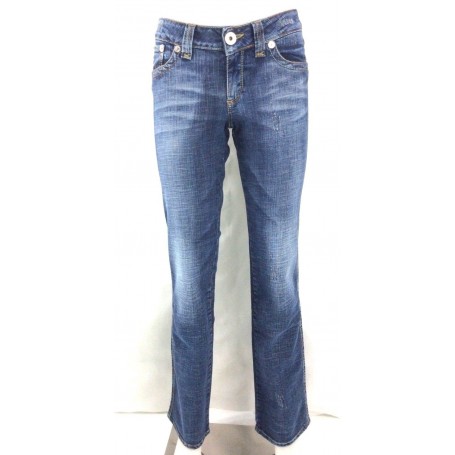 CLINK JEANS BLOND 03 PANTALONI DONNA SEMI ELASTICIZZATO ZAMPA LAVAGGI VITA BASSA TG 26