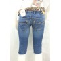 JEANS PINOCCHIETTO BERMUDA BRILLANT MET  DONNA RAGAZZA DENIM VINTAGE STOCK TG 30