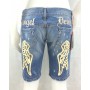 JEANS BERMUDA PANTALONCINI ANGEL DEVIL DONNA  DENIM VINTAGE STOCK LOGO TG 27