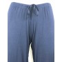 PANTA PALAZZO STOCK DONNA RAGAZZA PALESTRA VISCOSA BLU LEGGERO FREE PRIDE TGS