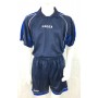 COMPLETINO CALCIO CALCETTO UOMO LEGEA KIT TOLOSA BLU AZZURRO TG XL manica corta