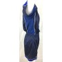 COMPLETINO CALCIO CALCETTO UOMO LEGEA KIT TOLOSA BLU AZZURRO TG XL manica corta