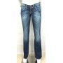 MET JEANS PANT BORE WMN 5T DONNA ADERENTI V.BASSA ZAMPETTA DENIM BLU TG 31