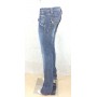 JEANS PANTALONI MET TORONTO DONNA VITA BASSA  LEGGERA SVASATURA DENIM TG 26