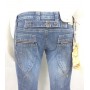 JEANS PANTALONI MET TORONTO DONNA VITA BASSA  LEGGERA SVASATURA DENIM TG 30