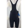 SALOPETTE CORTA CICLISMO CON FONDELLO uomo DONNA COOLMAX DUPONT NERO TGXL