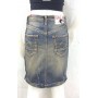 GONNA ADERENTE JEANS TAKE TWO VESNA DONNA LONGUETTE DENIM VINTAGE STOCK TG25