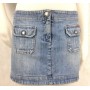 MINIGONNA JEANS GAS NEW EDENA DONNA RAGAZZA GONNA DENIM VINTAGE STOCK TG M