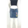 MINIGONNA GONNA JEANS UMM  DONNA RAGAZZA GONNA DENIM VINTAGE STOCK TG42