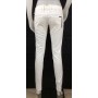 PANTALONI BAYOPR BIANCO CLINK DONNA ADERENTI VITA BASSA CAVIG STRETTA STOCK TG32