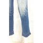 JEANS PANTALONI POPPY DENIM MET DONNA ADERENTI VITA BASSA CAVIGLIA STOCK TG 27