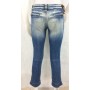 JEANS PANTALONI POPPY DENIM MET DONNA  ADERENTI VITA BASSA CAVIGLIA STOCK TG 28