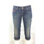 JEANS PINOCCHIETTO BERMUDA ALOK CLINK DONNA PANTALONCINI BLU DENIM STOCK tg 27