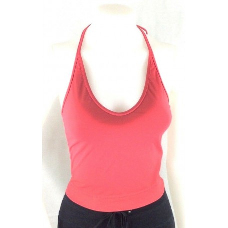 DIMENS DANZA T-SHIRT top donna stock palestra sport fitness ginnastica ROSSO TG M