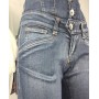 JEANS DONNA FASCIA VITA ALTA ELASTICIZZATO OLOGRAMMA MIS 27 ADERENTE DENIM