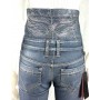 JEANS DONNA FASCIA VITA ALTA ELASTICIZZATO OLOGRAMMA MIS 27 ADERENTE DENIM
