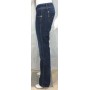 MET JEANS PANTALONI VITTORIA FIX BLUE  DONNA ADERENTI V.BASSA SVASATURA TG 25