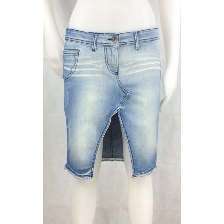 GONNA LONGUETTE  NINE LIVE DONNA  RAGAZZA GONNA DENIM VINTAGE STOCK MIS L