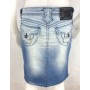 GONNA LONGUETTE  NINE LIVE DONNA  RAGAZZA GONNA DENIM VINTAGE STOCK MIS L