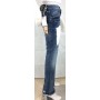 JEANS PANTALONI MET BODY/S 5T DONNA ZAMPA LEGGERA  ADERENTI DENIM STRAPPI TG27