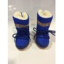 Doposci Scarponcino lana scarpa da Neve Bambino - Bambina 18/20 Donna - Uomo blu