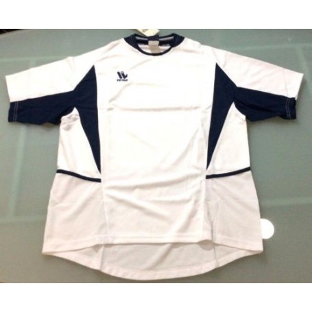 MAGLIA CALCETTO CALCIO VIRMA,TECNICA MISURA UNICA ADULTO BIANCOBLU MANIC.CORTA