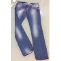 JEANS MET DONNA Bodyss Lavaggi  ADERENTE RETTO DENIM MADE IN ITALY TG 32
