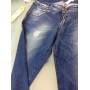 JEANS MET DONNA Bodyss Lavaggi  ADERENTE RETTO DENIM MADE IN ITALY TG 33