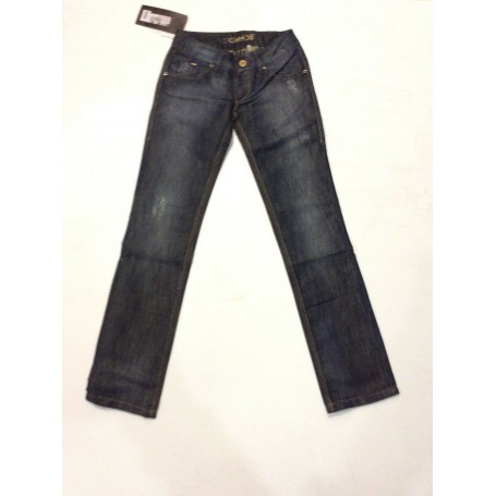 JEANS DONNA ALICE PR CLINK COMODO CLASSICO 5 T RETTO VITA MEDIA RAGAZZA TG29
