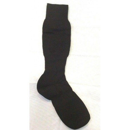 STOCK 6 PAIA DI CALZETTONI, CALZA CALCETTO, CALCIO JUNIOR NERI RAGAZZO UOMO