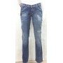 JEANS PANTALONI MET STRENNA  DONNA ADERENTI ZAMPA ELASTICIZ OLOGRAMMA TG 31