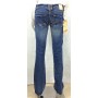 JEANS PANTALONI MET NEW YORK DONNA TG 30 ADERENTI VITA MEDIA CON ZAMPETTA DENIM