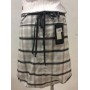 GONNA GINOCCHIO A PALLONCINO A QUADRI BIANCO NERO DONNA RAGAZZA MIS S / L