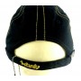 CAPPELLO TIRDY DONNA SUNKEY CON VISIERA EQUITAZIONE BERRETTO REGOLABILE NERO ORO