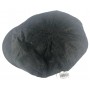 GAS AYKO CAPPELLO DONNA BASCO BERRETTO VELLUTO NERO FODERATO LOGO RICAMO